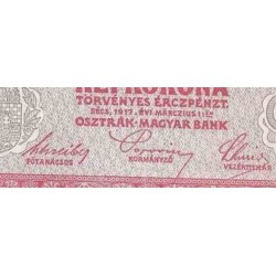 اسکناس 2 کرون - اتریش 1919 غیر بانکی