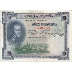 اسکناس 100 پزوتا - اسپانیا 1925 با کیفیت خوب