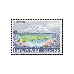 1 عدد  تمبر  کوهستان  هردوبرید  - ایسلند 1972