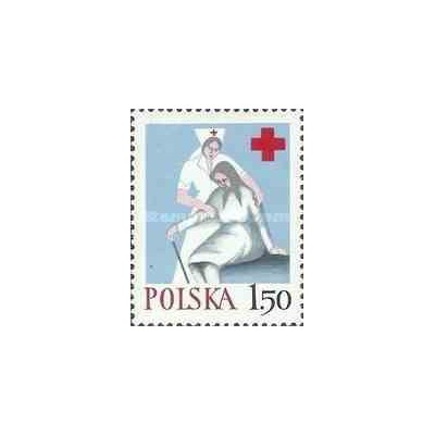 1 عدد تمبر صلیب سرخ  -  لهستان 1977