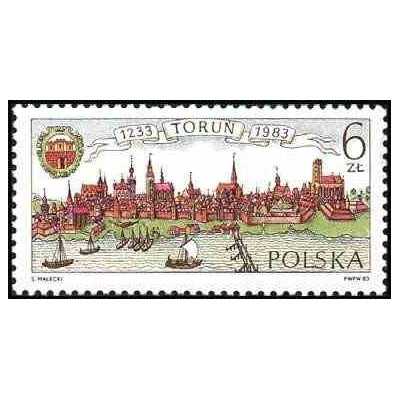 1 عدد تمبر نمایشگاه تمبر تورون - لهستان 1983