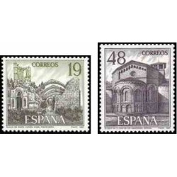 2 عدد تمبر مناظر - اسپانیا 1987