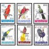 6 عدد تمبر پرندگان عجیب و غریب -  بلژیک 1962