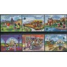 6 رقم از 8 تمبر سری نمایشگاه بین المللی تمبر هند - کاراکترهای والت دیسنی - گرندین سنت وینسنت 1989