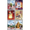 6 رقم از 8 تمبر سری نمایشگاه جهانی تمبر واشنگتن - کاراکترهای والت دیسنی - سنت وینسنت 1989