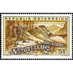 1 عدد تمبر طبیعت دوستان اتریش - اتریش 1995