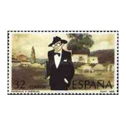 1 عدد تمبر صدمین سال تولد آلفونزو کاستلو -نویسنده - اسپانیا 1986