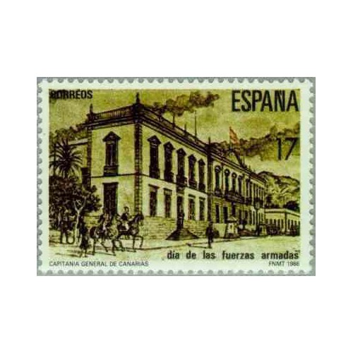 1 عدد تمبر روز ارتش -اسپانیا 1986