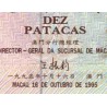 اسکناس 10 پاتاکا - ماکائو 1995