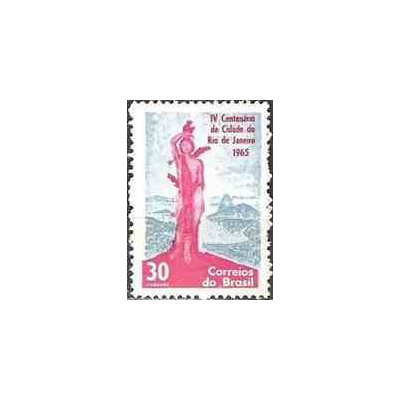 1 عدد تمبر 400 سالگی ریودوژانیرو - برزیل 1965