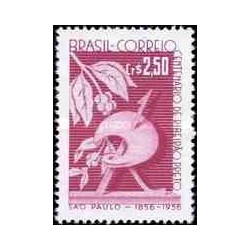 1 عدد تمبر صد سالگی شهر ریبری پرتو - برزیل 1957