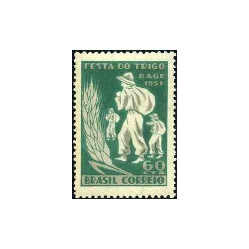 1 عدد تمبر جشنواره گندم - برزیل 1951