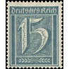 1 عدد تمبر از سری پستی - 15 فنیک  - رایش آلمان 1922 با شارنیه