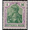 1 عدد تمبر از سری پستی - 1 مارک  - رایش آلمان 1920 با شارنیه