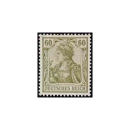 1 عدد تمبر از سری پستی - 60 فنیک - رایش آلمان 1920 با شارنیه