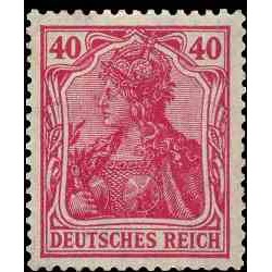 1 عدد تمبر از سری پستی - 40 فنیک - رایش آلمان 1920 با شارنیه