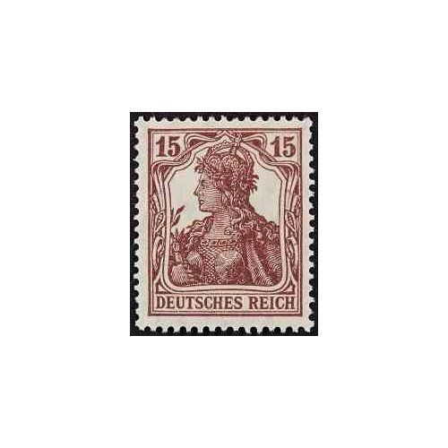 1 عدد تمبر از سری پستی - 15 فنیک - رایش آلمان 1920 با شارنیه