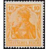1 عدد تمبر از سری پستی - 10 فنیک - رایش آلمان 1920 با شارنیه
