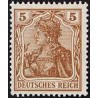1 عدد تمبر از سری پستی - 5 فنیک - رایش آلمان 1920 با شارنیه