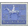 1 عدد تمبر هفتادمین سالگرد دربی آلمان  - رایش آلمان 1939 با شارنیه - قیمت 85 دلار