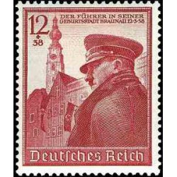 1 عدد تمبر 50مین سالگرد تولد آدولف هیتلر  - رایش آلمان 1939 قیمت 9 دلار