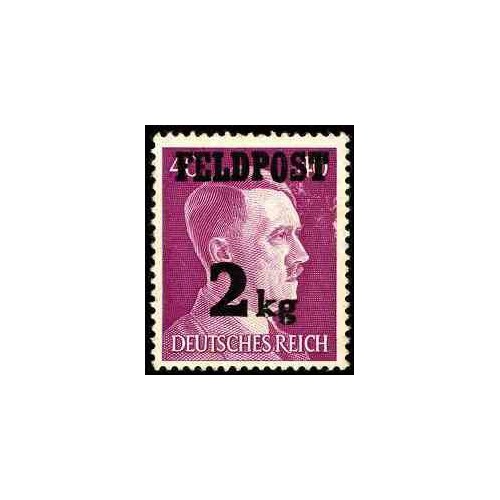 1 عدد تمبر آدولف هیتلر - صدر اعظم - تمبر پست نظامی  - رایش آلمان 1944