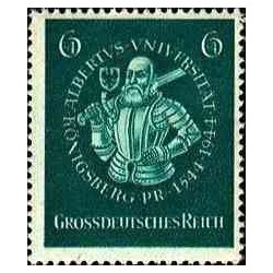 1 عدد تمبر دانشگاه کونیگزبرگ - رایش آلمان 1944