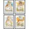 4 عدد تمبر پرندگان شکاری - مجارستان 1992