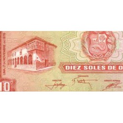 اسکناس 10 سولس - پرو 1976