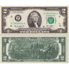 اسکناس 2 دلار - آمریکا 2013 سری F ریچموند - مهر سبز