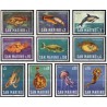 10 عدد تمبر زندگی دریائی - ماهیها - سان مارینو 1966