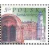 1 عدد تمبر شهرهای لهستان - sandomierz- لهستان 2004