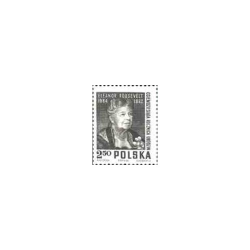 1 عدد تمبر 80مین سالگرد تولد النور روزولت - لهستان 1964