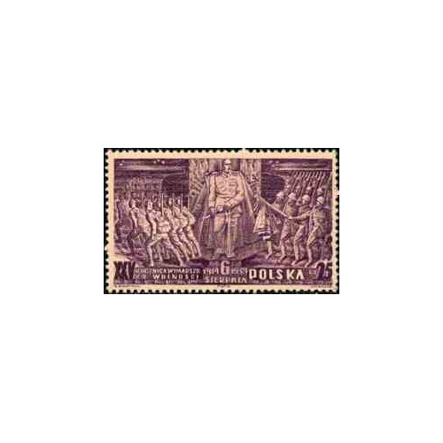 1 عدد تمبر سالگرد لژیون لهستان  - لهستان 1939