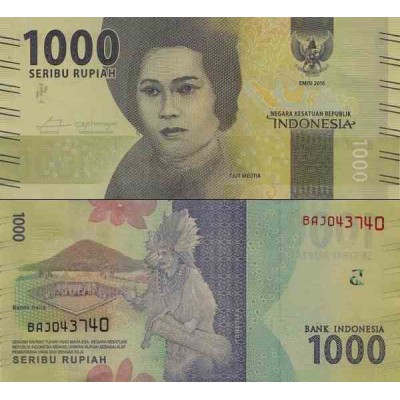 اسکناس 1000 روپیه - اندونزی 2016