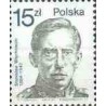 1 عدد تمبر یادبود  استیسلاو ویوفسکی - مقام رسمی حزب دموکرات - لهستان 1987