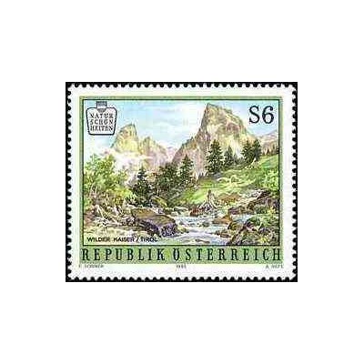 1 عدد تمبر زیبائیهای طبیعی اتریش - اتریش 1993