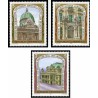 3 عدد تمبر هنر معماری - اتریش 1993