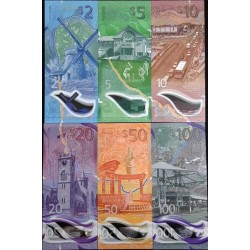 فول ست اسکناسهای پلیمری باربادوس 2022 - سفارشی