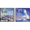 2 عدد تمبر حفاظت از مناطق قطبی و یخچالهای طبیعی - اوکراین 2009