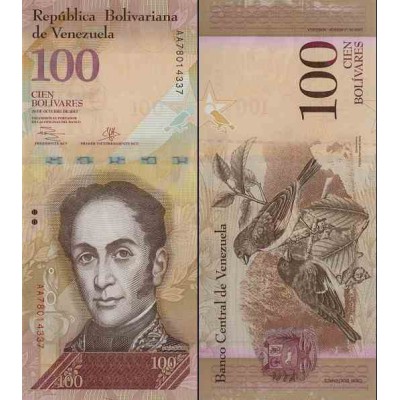 اسکناس 100 بولیوار - ونزوئلا 2013