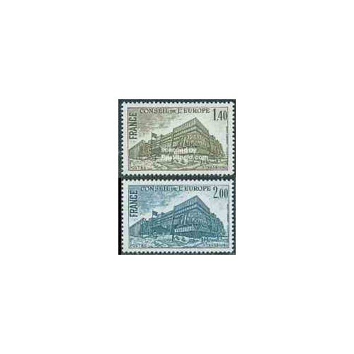2 عدد تمبر شورای اروپا - استرازبورگ - فرانسه 1980 2 عدد تمبر شورای اروپا - استرازبورگ - فرانسه 1980