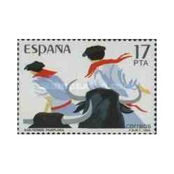 1 عدد تمبر جشن سان فرمین، پامپلونا - اسپانیا 1984