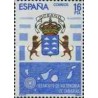 1 عدد تمبر اساسنامه استقلال جزائر قناری - اسپانیا 1984