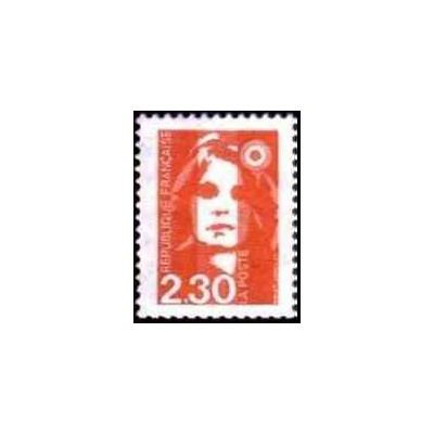 1 عدد تمبر سری پستی - کویل - فرانسه 1990