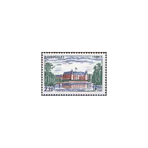 1 عدد تمبر مناظر - رامبویلت - فرانسه 1980