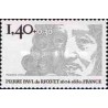 1 عدد تمبر 300مین سال درگذشت پائول ریگوئت  - مهندس و سازنده کانال Midi - فرانسه 1980