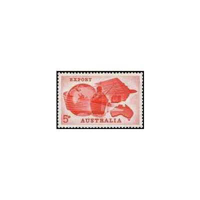 1 عدد تمبر صادرات - استرالیا 1963
