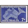 1 عدد تمبر خدمات پزشکی پروازهای مجلل - استرالیا 1957