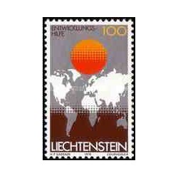 1 عدد تمبر کمکهای خارجی - لیختنشتاین 1979